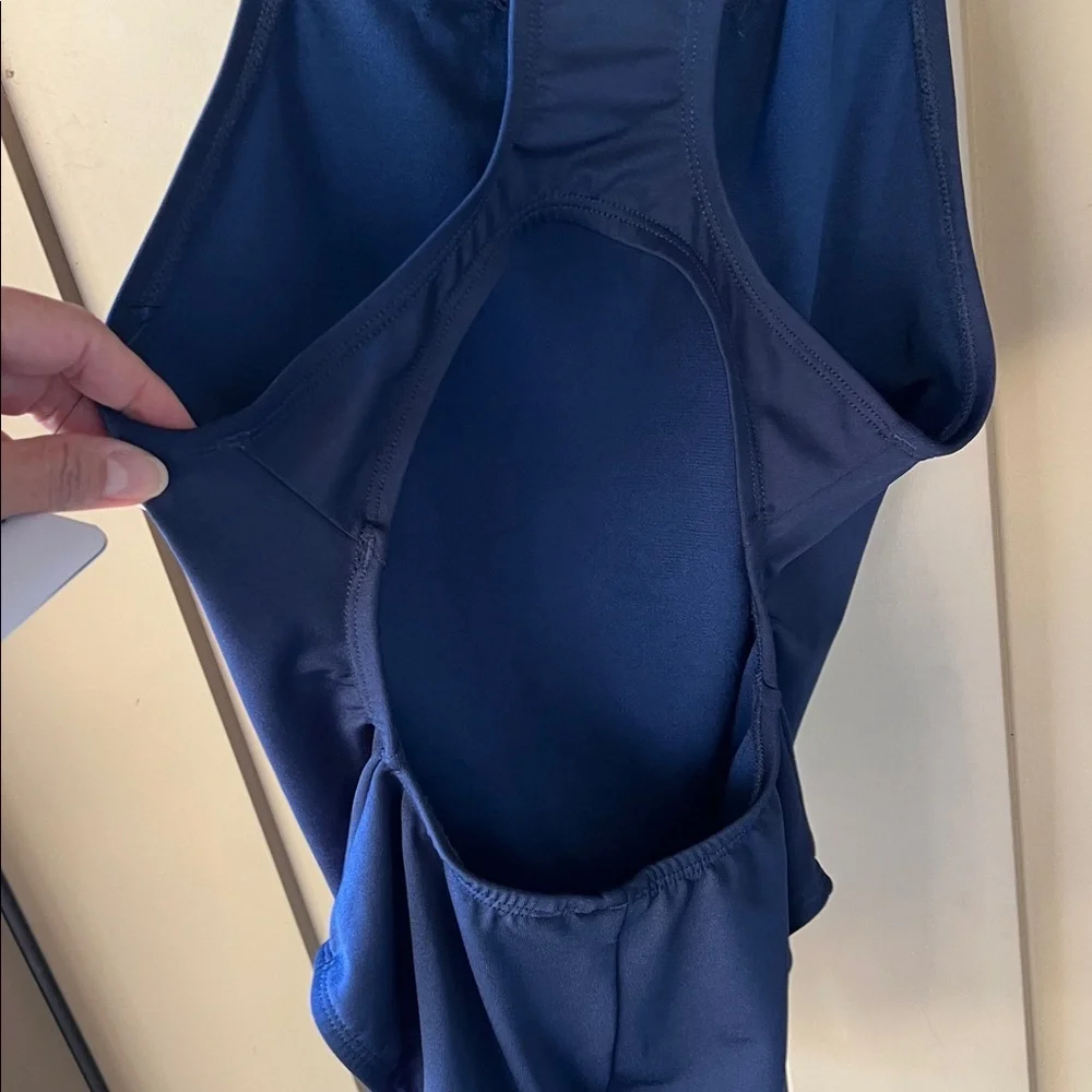 Dolfin New W Tag Navy Girls Large One Piece Swim Suit